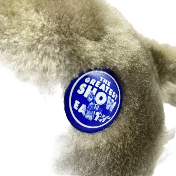 Ringling Brothers Plush Elephant Mom And Baby Barnum Bailey 16" Trunks Up - Picture 3 of 6